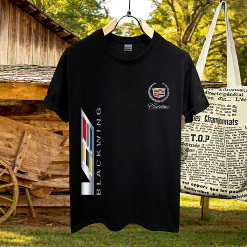 HOT NEUF Chemise Cadillac CTS-V Logo T-Shirt Unisexe Coton Lourd - Photo 1 sur 4