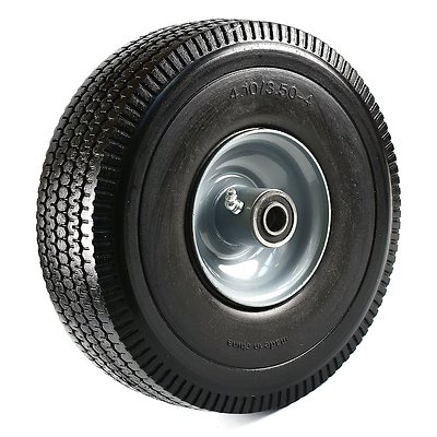 NK 10'' Heavy Duty Solid Rubber Flat Free Tubeless Hand Truck/Utility Tire