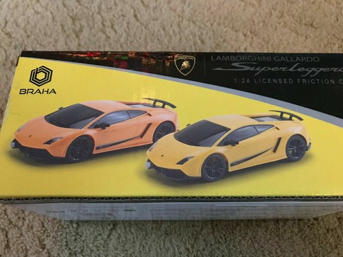BRAHA FRICTION LAMBORGHINI SUPERLEGGERA SCALA 1:24 giallo o arancione - Foto 5 di 10