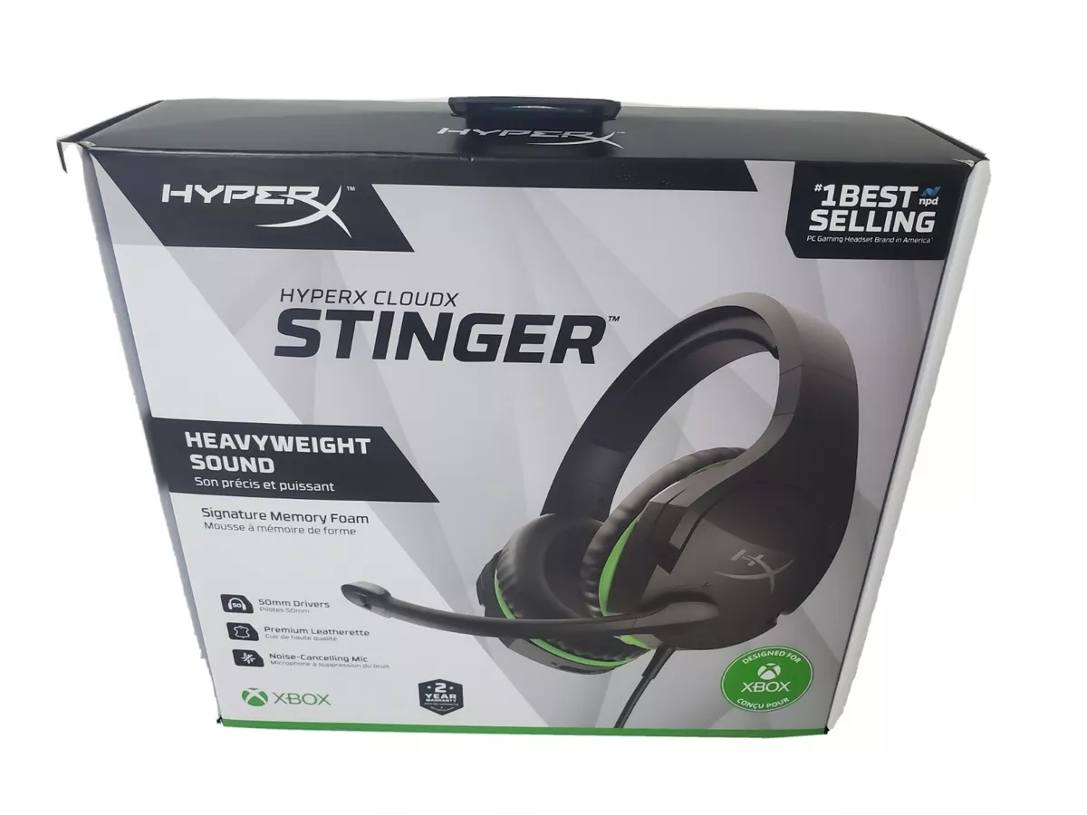 HyperX Cloudx Stinger - Official Licensed for Xbox Gaming Headset with  In-Line | eBay