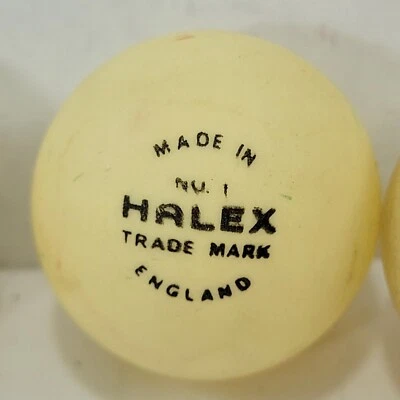 Rare balles de ping-pong vintage Halex fabriquées en Rare balles de ping-pong vintage Halex fabriquées en