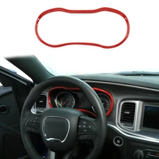 Red Dashboard Instrument Box Trim Cover Bezel For Dodge Charger 15+ Accessories