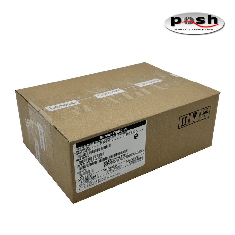 Lenovo ThinkServer 3.5" 240GB PM863a Enterprise Entry SATA 6Gbps HS SSD 4XB0K123 - Image 2 of 4