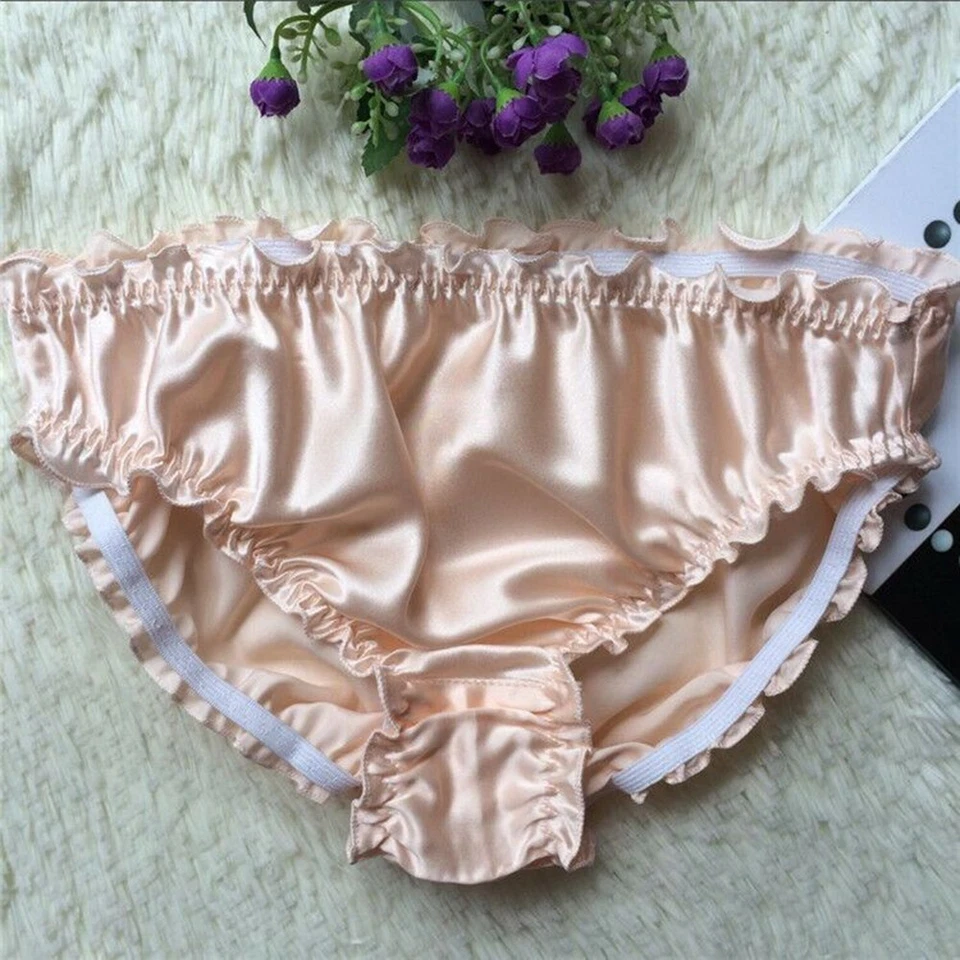Женские 100% шелковые трусики-бикини со средней посадкой хипстерские трусы нижнее белье оптовые лоты - Изображение 3 из 4