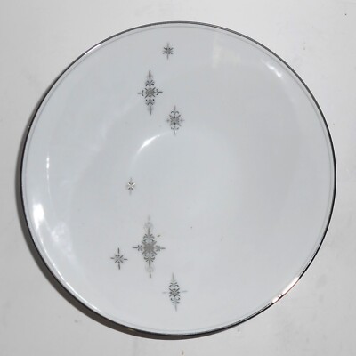 Noritake China Stella w/Platinum Round Vegetable Bowl