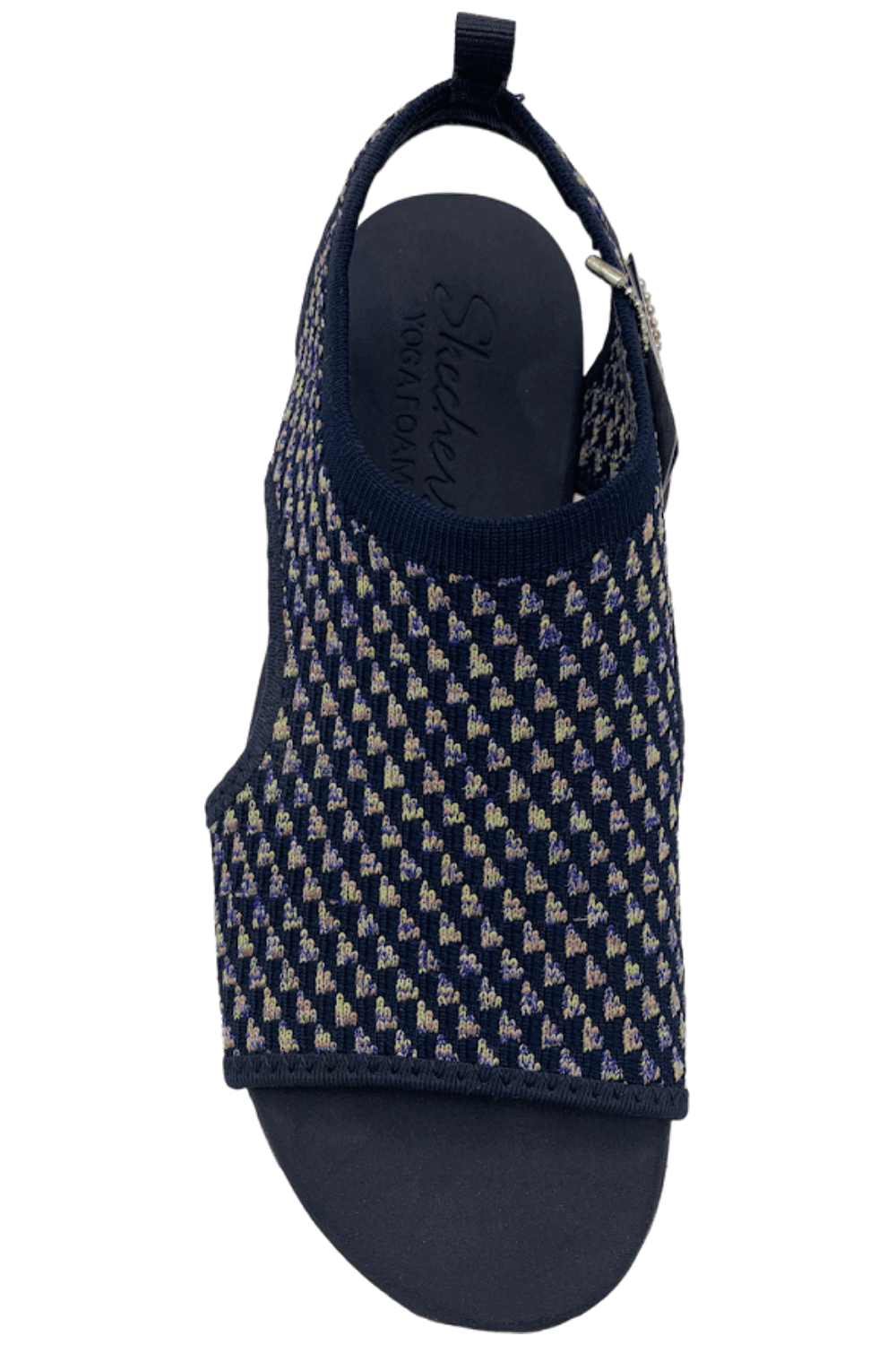 Skechers Vegan Washable Slingback Sandals Flex Appeal 4.0 Navy/Multi eBay