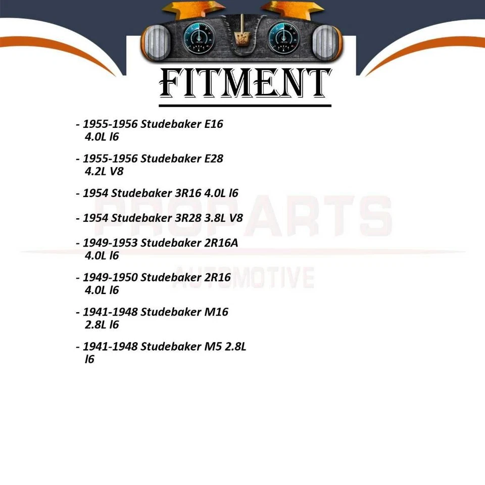 First Stop Hydraulic Brake Hose Front Rear 3x For Studebaker 5E13D 4.7L 2WD 1960 - Image 3 of 4