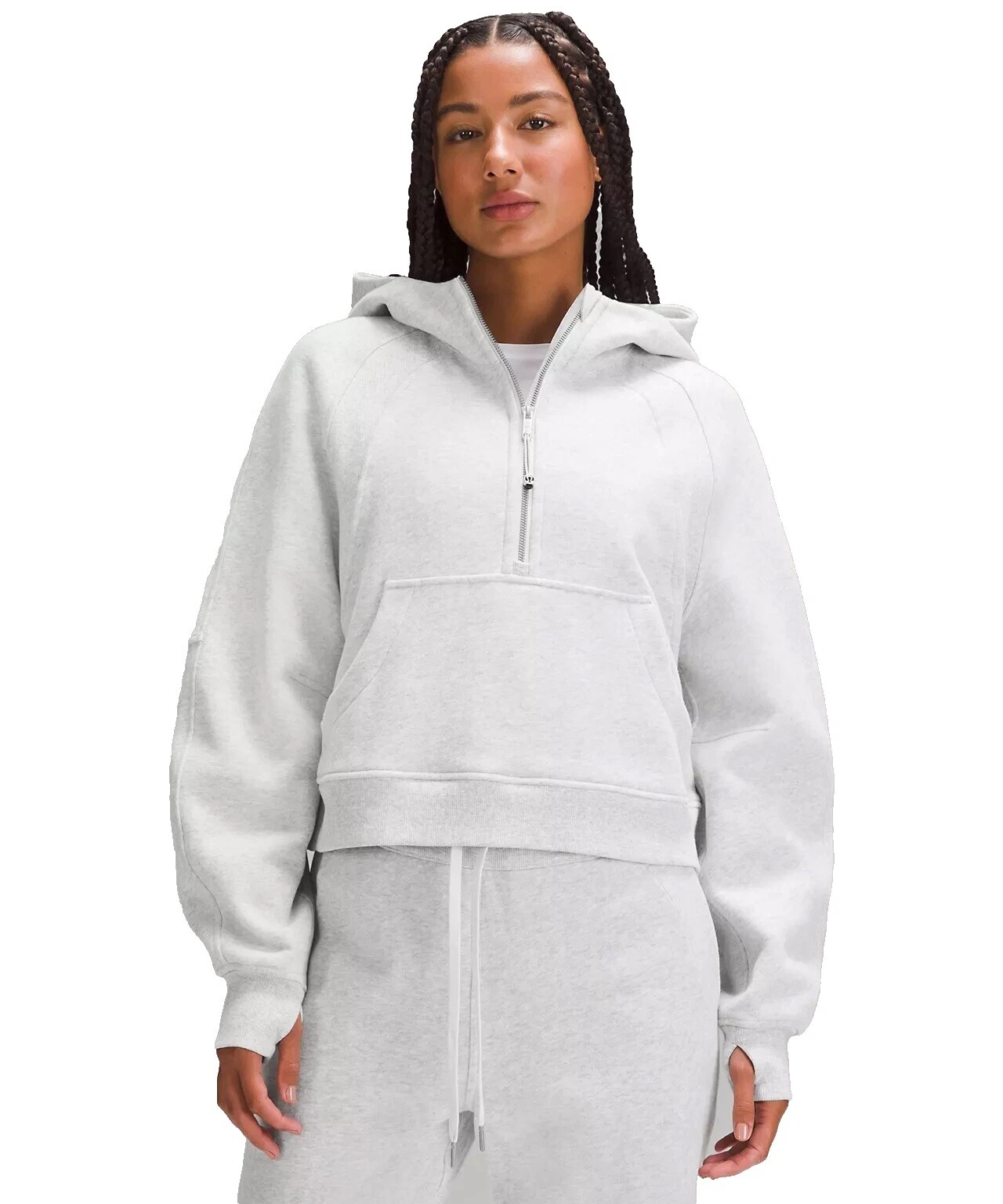 Mezcla de algodón Lululemon sudaderas de tamaño regular para De mujer