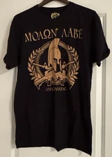 Rare Alex Jones INFOWARS Black T-Shirt Men’s Large MOLON LABE 1776 USA