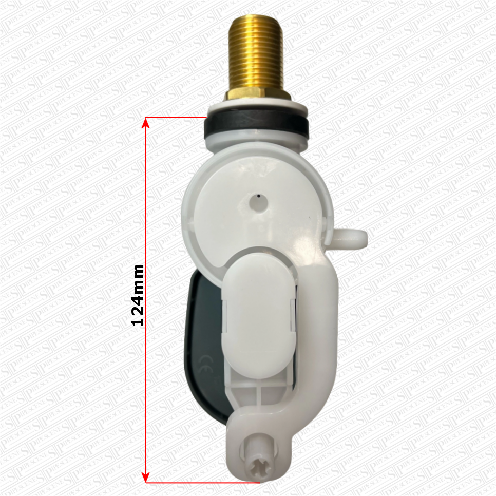 WRAS 1/2" Side Entry Toilet Cistern Water Inlet Float Valve with Brass