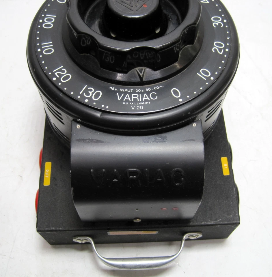 Autotransformador Variac Modelo V20 20 Amperios 135 Voltios Foto 3 de 4