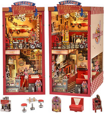 Book Nook Kit - DIY Miniature Dollhouse for Adults and Teens, 3D Wooden Puzzle B