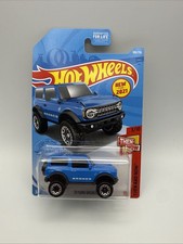 New for 2021 Hot Wheels '21 Ford Bronco Blue 100/250 Then And Now 3/10