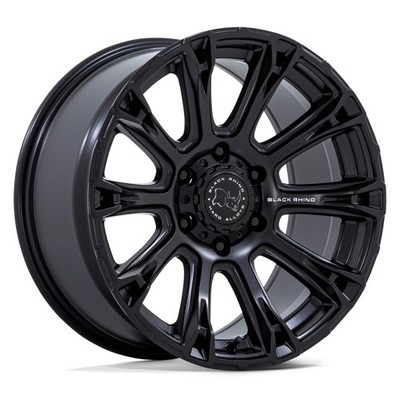 Black Rhino BR020 DIAMONDBACK Wheel 18x9 (12, 6x114.3, 66.06) Black Single Rim