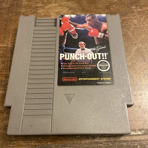 Mike Tyson’s Punch-Out White Bullets NES Nintendo