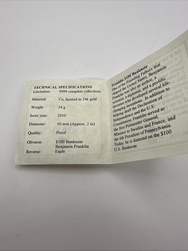 American Mint Bank Notes Of The USA - Picture 4 of 4