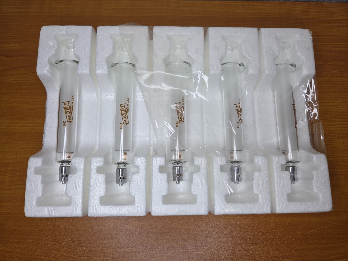 B-d Yale Becton Dickinson 10CC Glass Syringe Luer Lock for sale