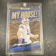 2021 Panini Clearly Donruss Josh Allen Buffalo Bills My House! #CMH-JA