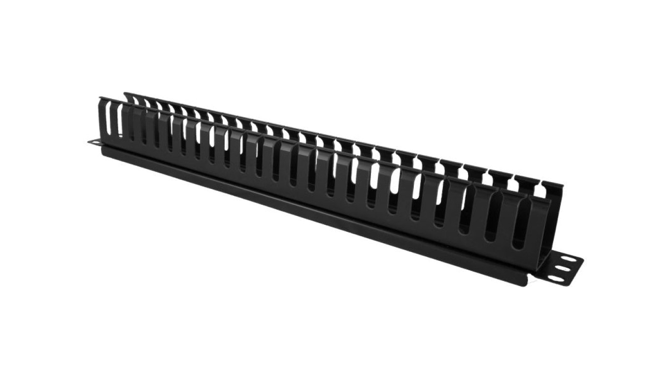 1U 19 Cable Organizer with Cover Cap PK008