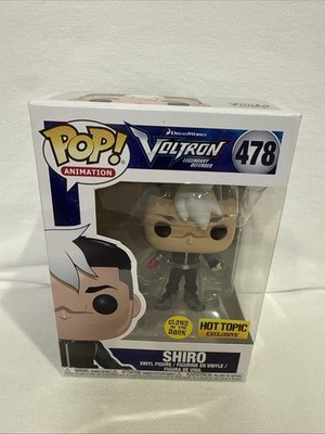 Funko Pop! Vinyl: Voltron Legendary Defender Shiro GITD Hot Topic Exclusive #478