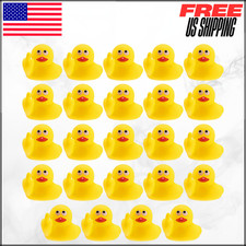 Middle Finger Rubber Ducks 2" Funny Yellow Ducky Car Dashboard  Bath Decor 24pk