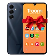 Troomi Phone for Kids and Teens Galaxy A16 Parental Controls, GPS Black