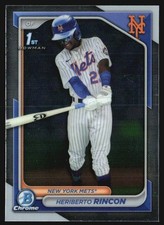 2024 Bowman Chrome Prospects Heriberto Rincon #BCP-172 GS1-5