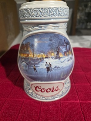 COORS Beer Mug Stein ''Seasons Of The Heart   by George Kovach 1997 Mint Cond 