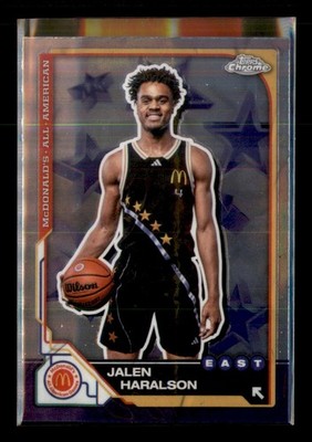 2025 Topps Chrome McDonald's All American #4 Jalen Haralson The BallCap Exec