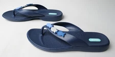 Oka B Women's Bodie Fish-Line Flip-Flop Sandals LB3 Sapphire Large US:10-11
