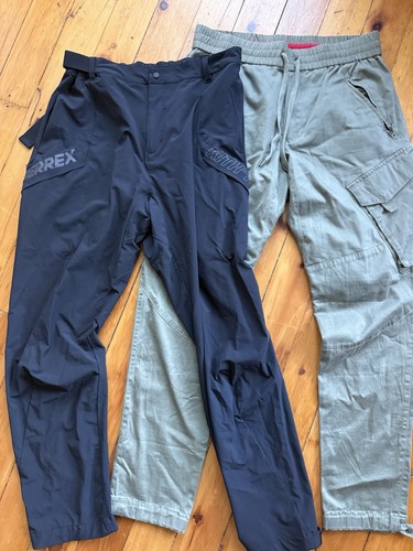 Lot Of 2 Pairs Of Kith Pants Size Medium. Kith X Adidas Terex Black. Kith Cargo