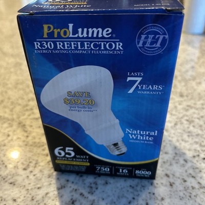 Halco ProLume Lighting 65W R30 Reflector Compact Fluorescent Bulb Model 46105