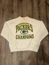 Vintage 90s 1995 Green Bay Packers NFC Central Division Champions Sweatshirt XL