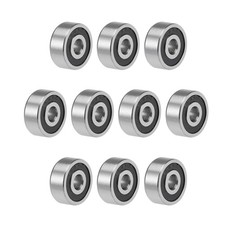 10pcs 623-2RS Deep Groove Ball Bearings 3x10x4mm Double Sealed Chrome Steel P6