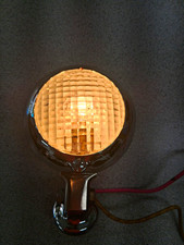 Vintage Chrome Accessory Backup Light Reverse Work Light 1940s 1950s Truck