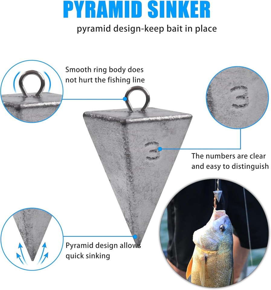 Saltwater Surf Fishing Tackle Kit - Rigs free, Silver | eBay