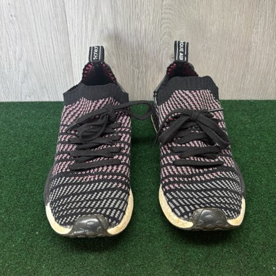 Adidas NMD R1 STLT Primeknit Solar Pink/Grey/Black Size 10 Men’s LHG-  029003
