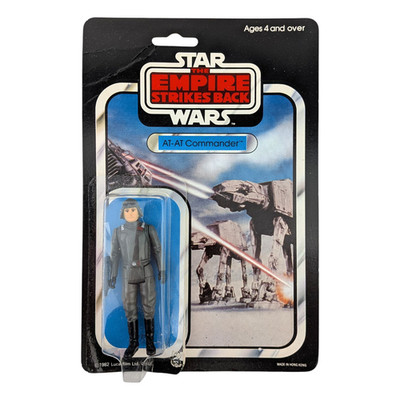 Star Wars Vintage 1982 General Mills AT-AT Commander German 45 Back NO MOC