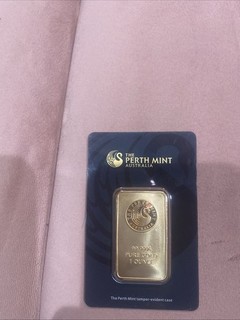 Perth Mint Gold Swan Bar 1oz .9999 Fine Australian Gold