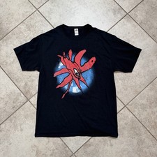 The Cure US Tour 2023 Concert T Shirt Robert Smith Black Fruit of the Loom Large