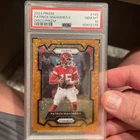 PATRICK MAHOMES II 2023 Panini Prizm Orange Disco Prizm PSA 10 #149 Chiefs🔥MVP