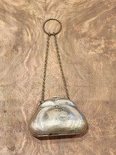 Quality Silver Plated Victorian Edwardian Ladies Coin Purse Circa 1900