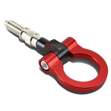For Bmw E46 E30 E36 E90 E92 Aluminum Red Frontrear Trailer Tow Hook Ring Kit For Bmw E46 E30 E36 E90 E92 Aluminum Red Frontrear Trailer Tow Hook Ring Kit