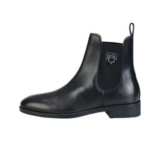Equestro Unisex Ankle Boots With Side Elastics For Comfort and Support