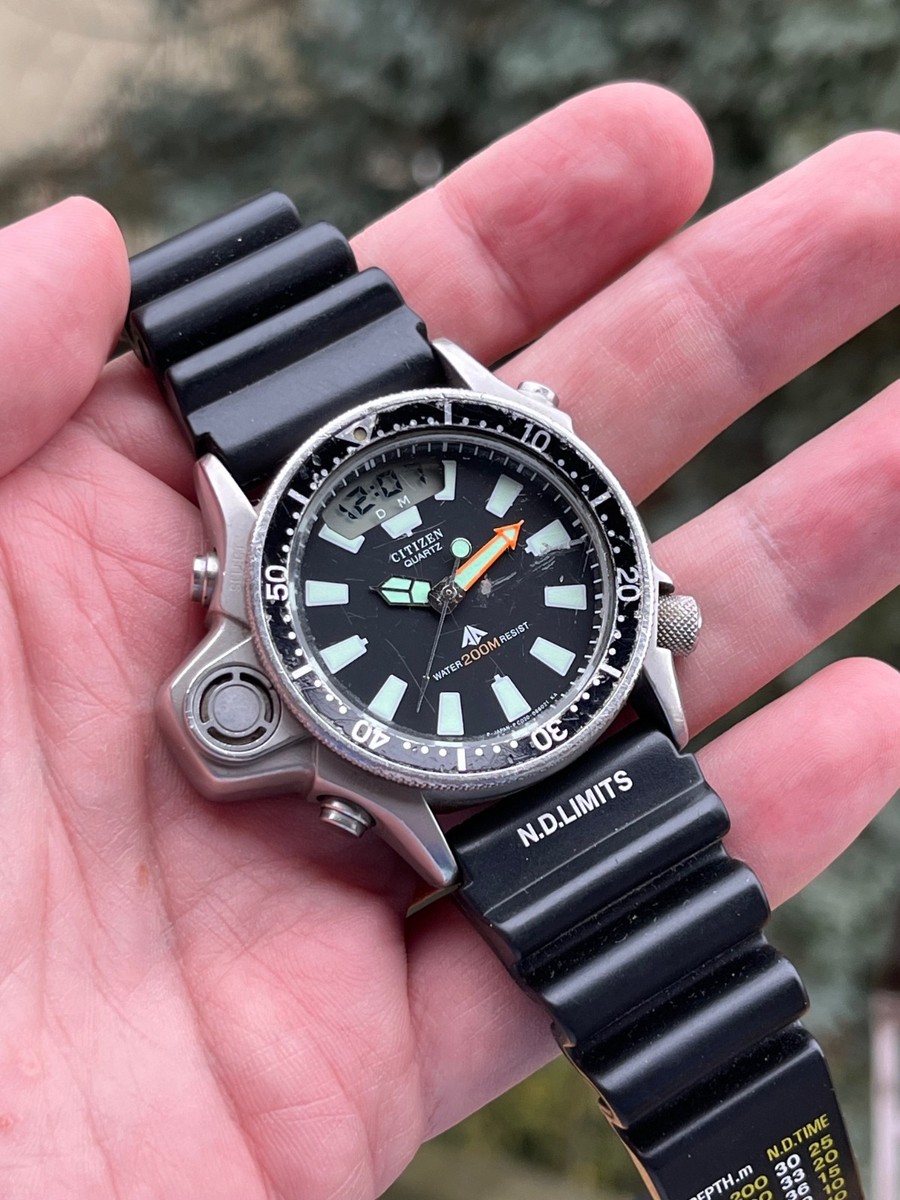 aquaauto Vintage CITIZEN Aqualand C020-086899Y first gen March 1987 | eBay