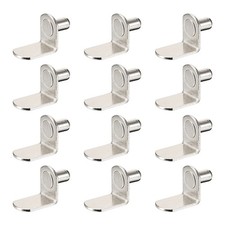 Shelf support pin, 6mm L-shaped support, wardrobe bracket 50pcs
