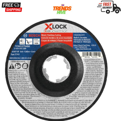 TCWX27S450 4-1/2 In. x .045 In. X-LOCK Metal/Stainless Fast Cutting Abrasive 2pk