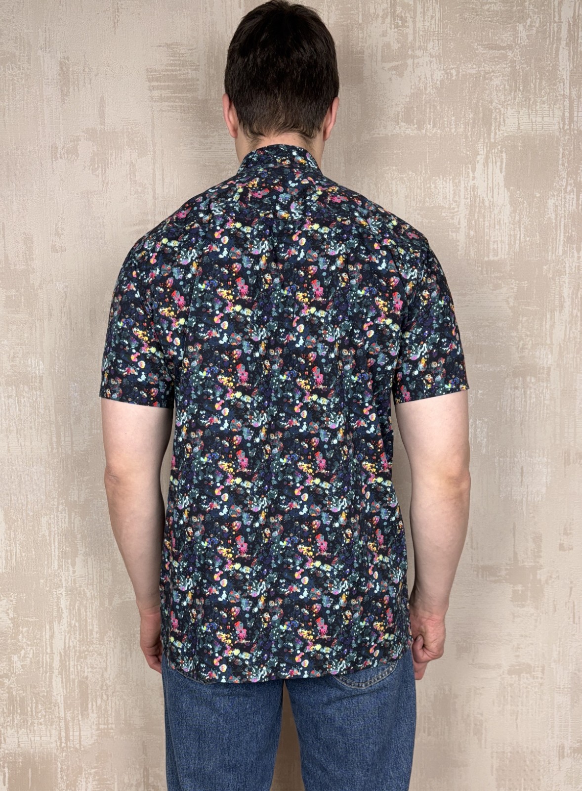 Blake Mill Multicolor Pattern Short Sleeve Shirt … - image 12