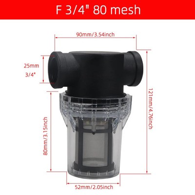 Garden Watering Filter 1/2 3/4 1 Plastic Irrigation System Impurity Prefilter