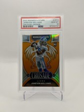 2022 Rookies & Stars Jameson Williams Rookie Crusade Orange /25 PSA 10 Lions RC